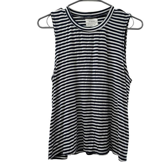 McGuire Poketo Tank Sleeveless Navy & White Striped Pullover Tank‎ Top Size M - Picture 2 of 12